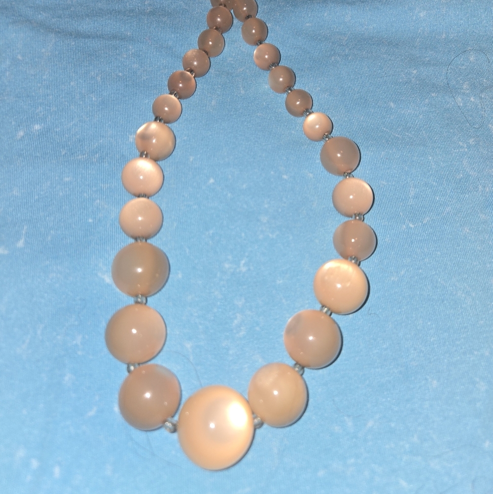Elegant Brown Beaded Necklace - Women Jewelry